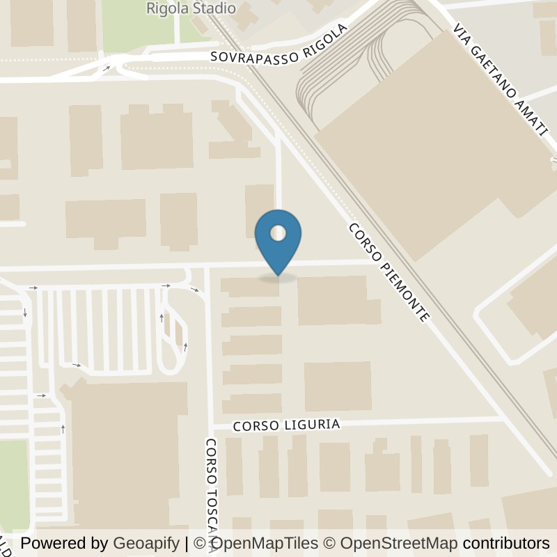 Map: location of FitActive Venaria in Venaria Reale