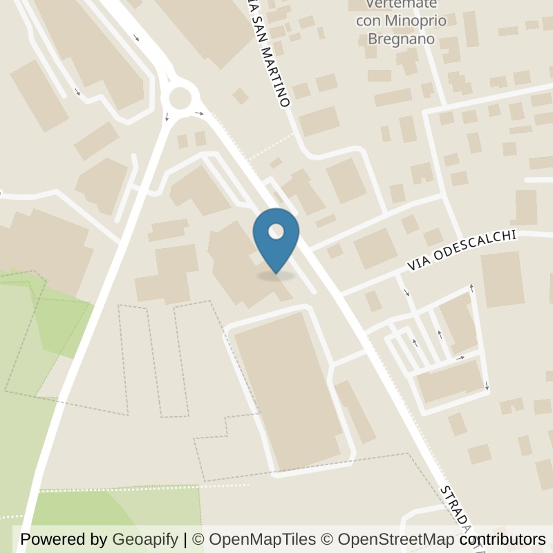 Map: location of FitActive Vertemate in Vertemate con Minoprio