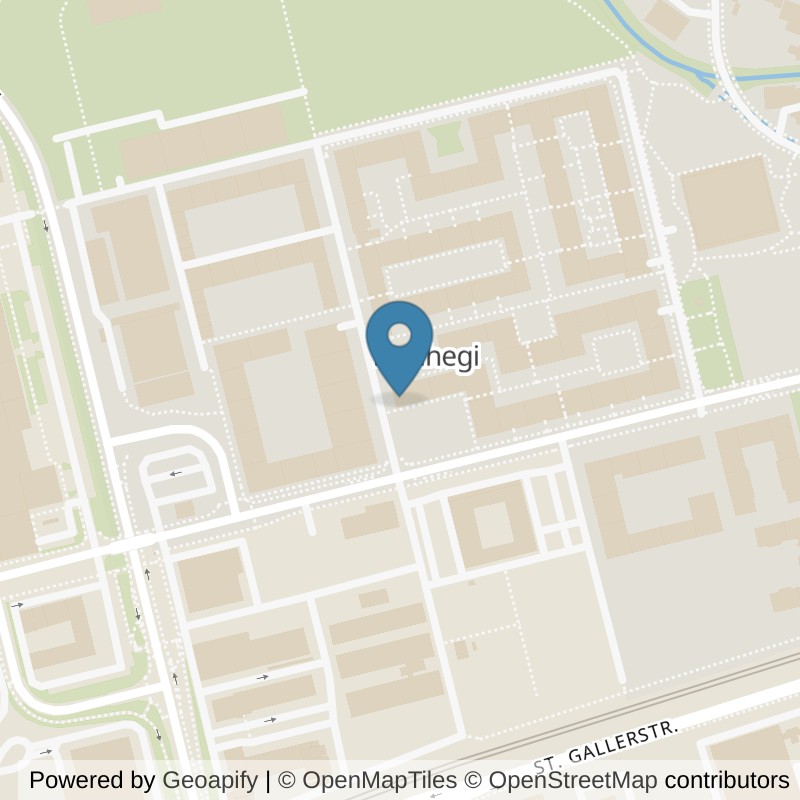 Karte: Lage von fitality GmbH in Winterthur