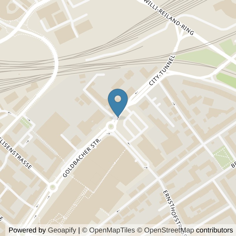 Map: location of fitbox Aschaffenburg Mitte in Aschaffenburg