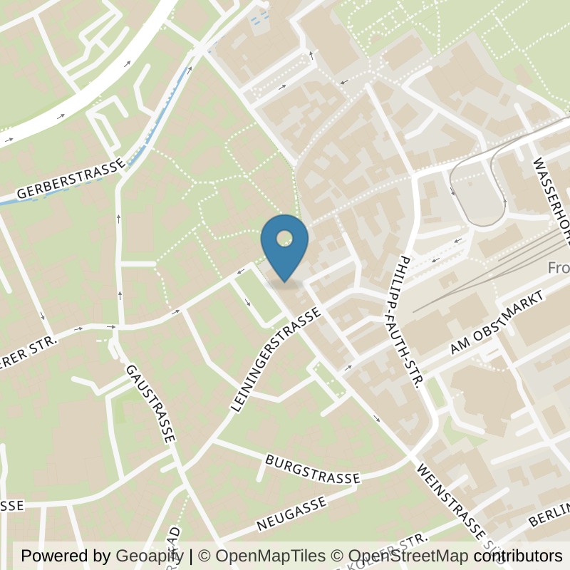 Map: location of fitbox Bad Dürkheim in Bad Dürkheim