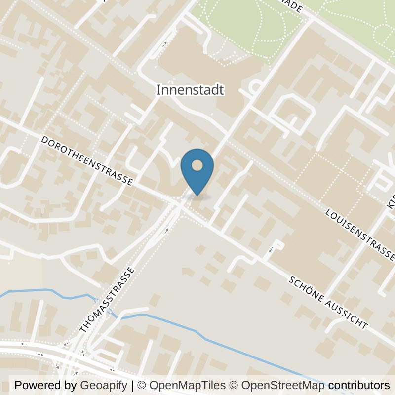 Map: location of fitbox Bad Homburg Kurhaus in Bad Homburg