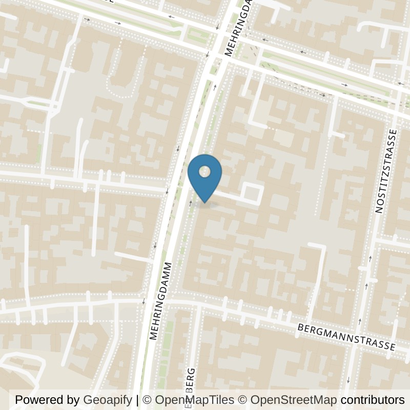 Map: location of fitbox Berlin Bergmannkiez in Berlin