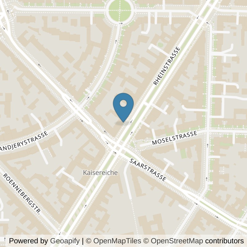 Map: location of fitbox Berlin Friedenau in Berlin