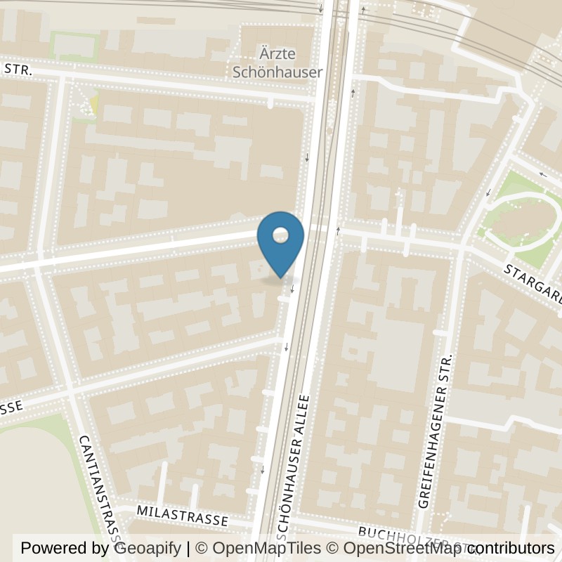 Map: location of fitbox Berlin Gleimkiez in Berlin