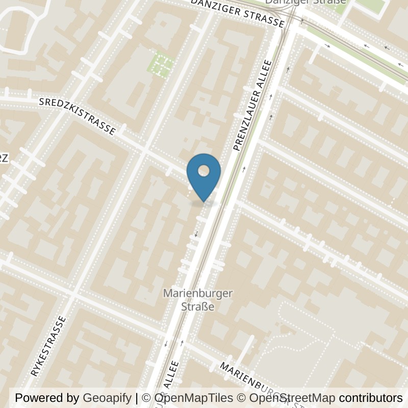 Map: location of fitbox Berlin Kollwitzplatz in Berlin