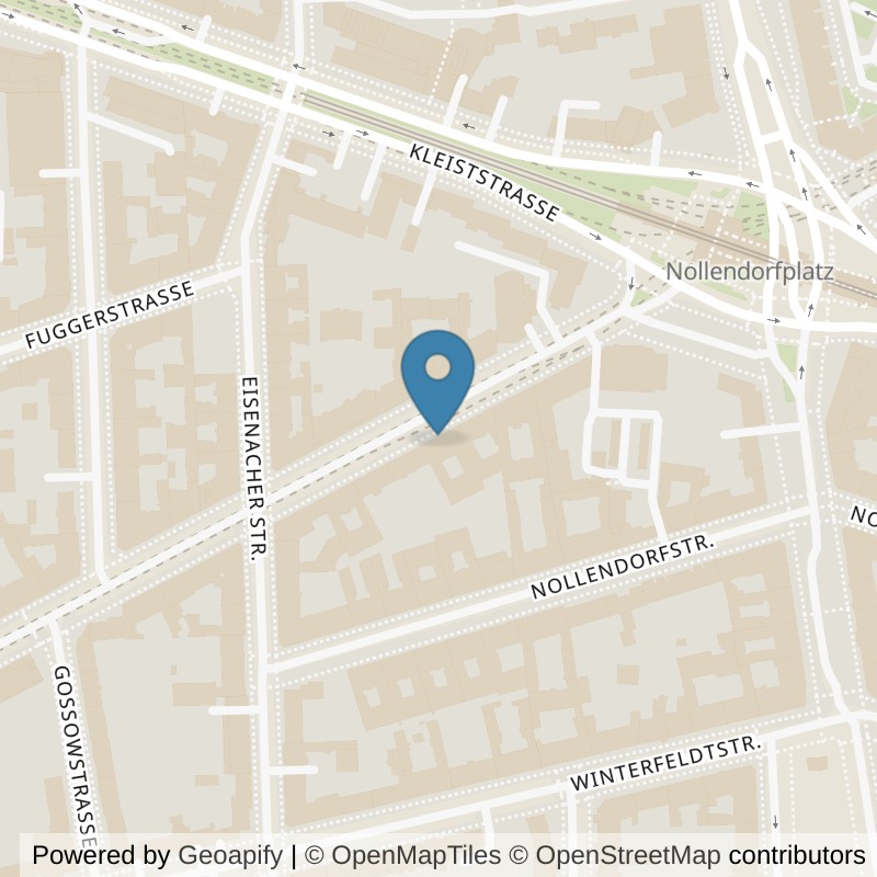 Map: location of fitbox Berlin Motzstraße in Berlin
