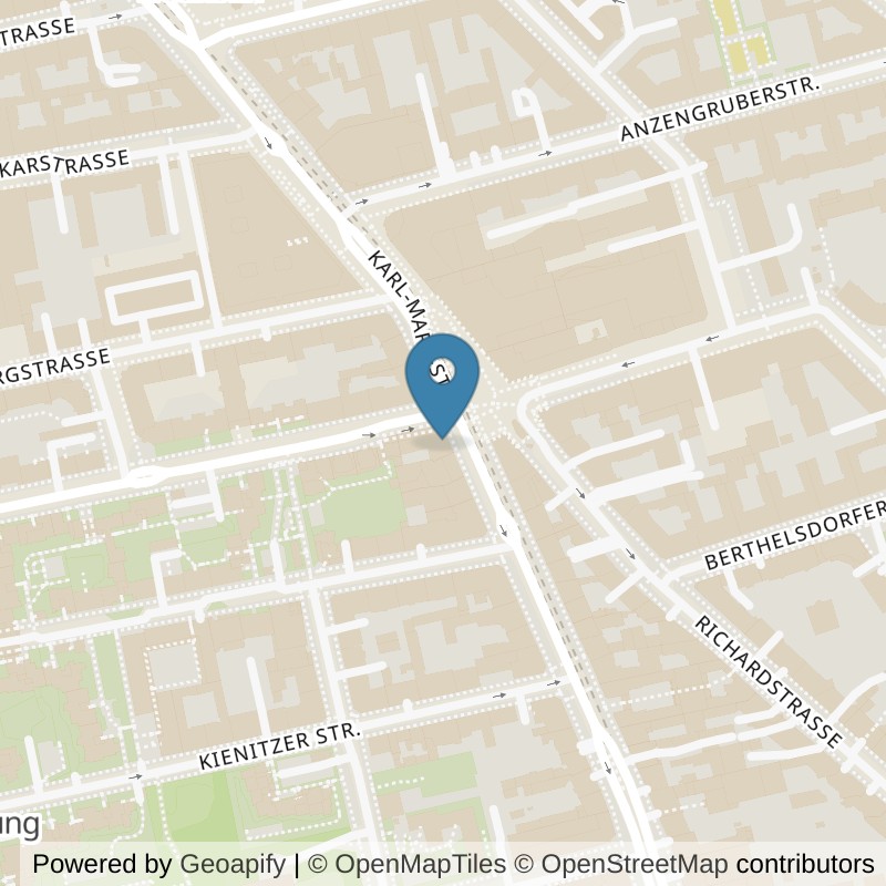 Map: location of fitbox Berlin Neukölln in Berlin