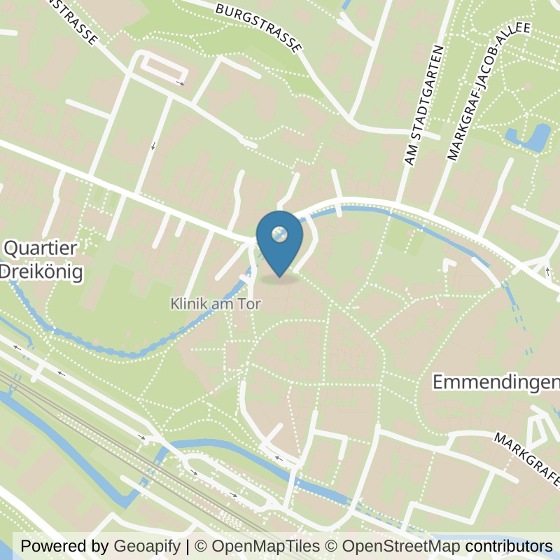 Map: location of fitbox Emmendingen Stadttor in Emmendingen