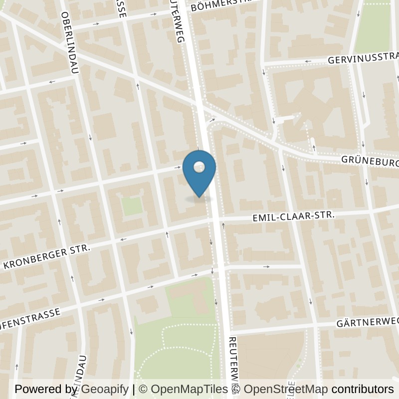 Map: location of fitbox Frankfurt City in Frankfurt am Main