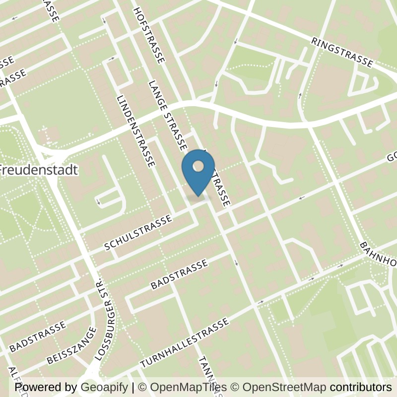 Map: location of fitbox Freudenstadt Marktplatz in Freudenstadt