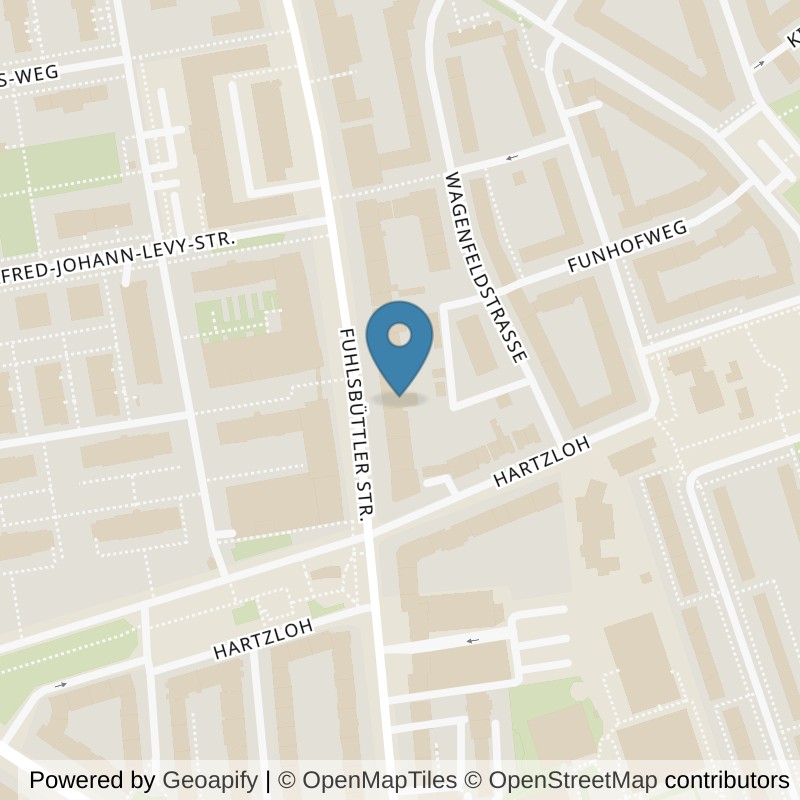 Map: location of fitbox Hamburg Barmbek in Hamburg