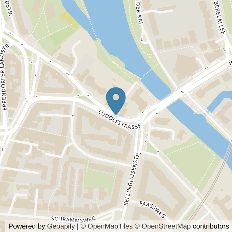 Map: location of fitbox Hamburg Eppendorf in Hamburg