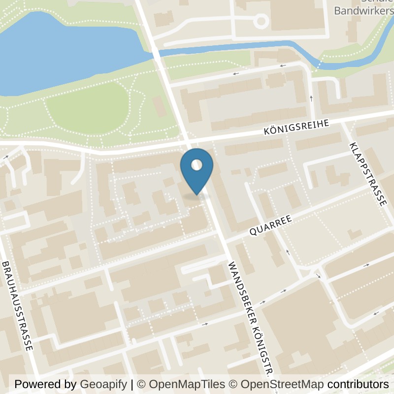 Map: location of fitbox Hamburg Wandsbek in Hamburg