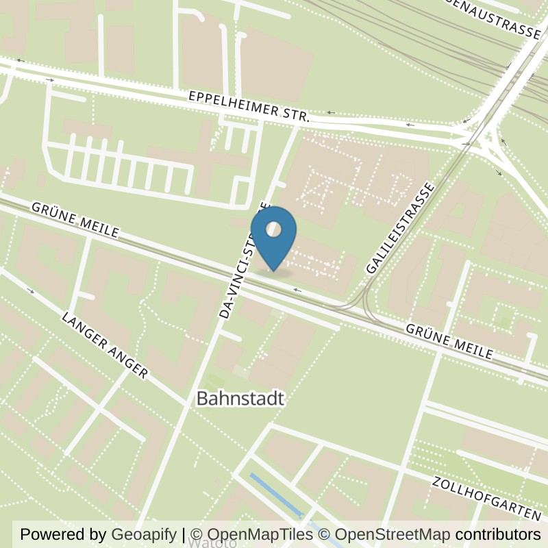 Map: location of fitbox Heidelberg Bahnstadt in Heidelberg