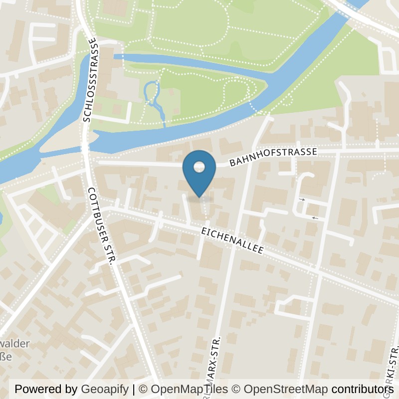 Map: location of fitbox Königs Wusterhausen in Königs-Wusterhausen