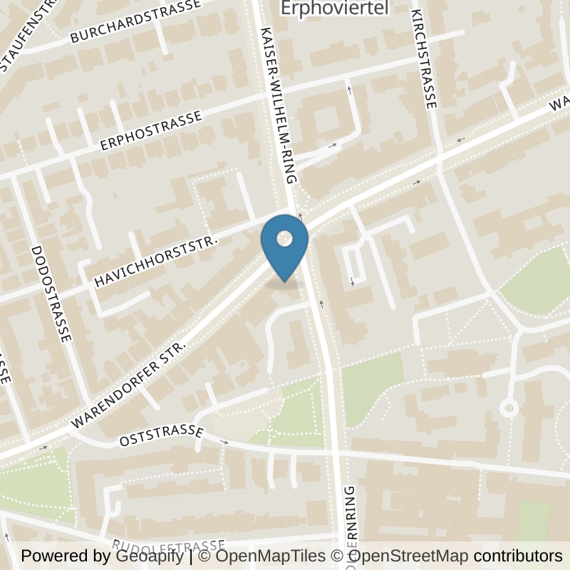 Map: location of fitbox Münster Mauritzviertel in Münster