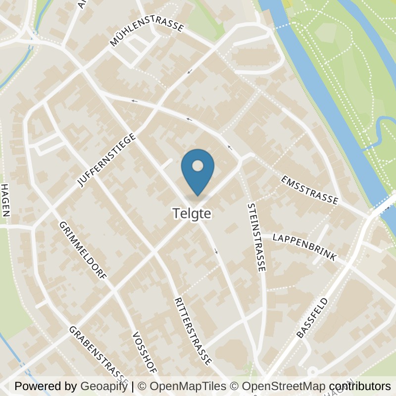 Map: location of fitbox Telgte in Telgte