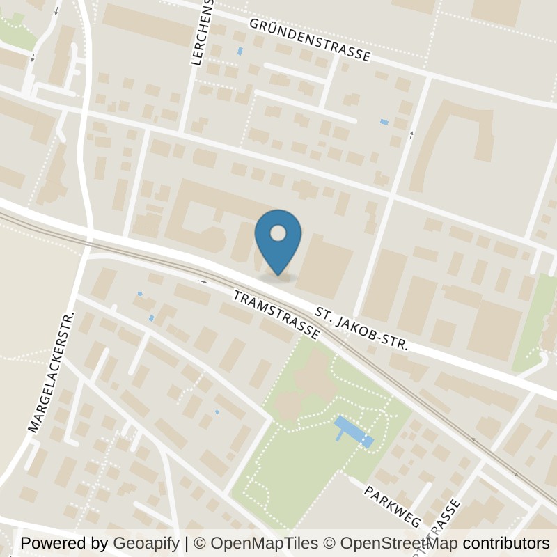 Map: location of Fitcamp in Muttenz