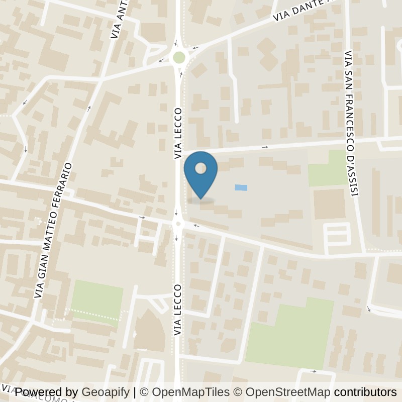 Map: location of Fit Express Agrate in Agrate Brianza