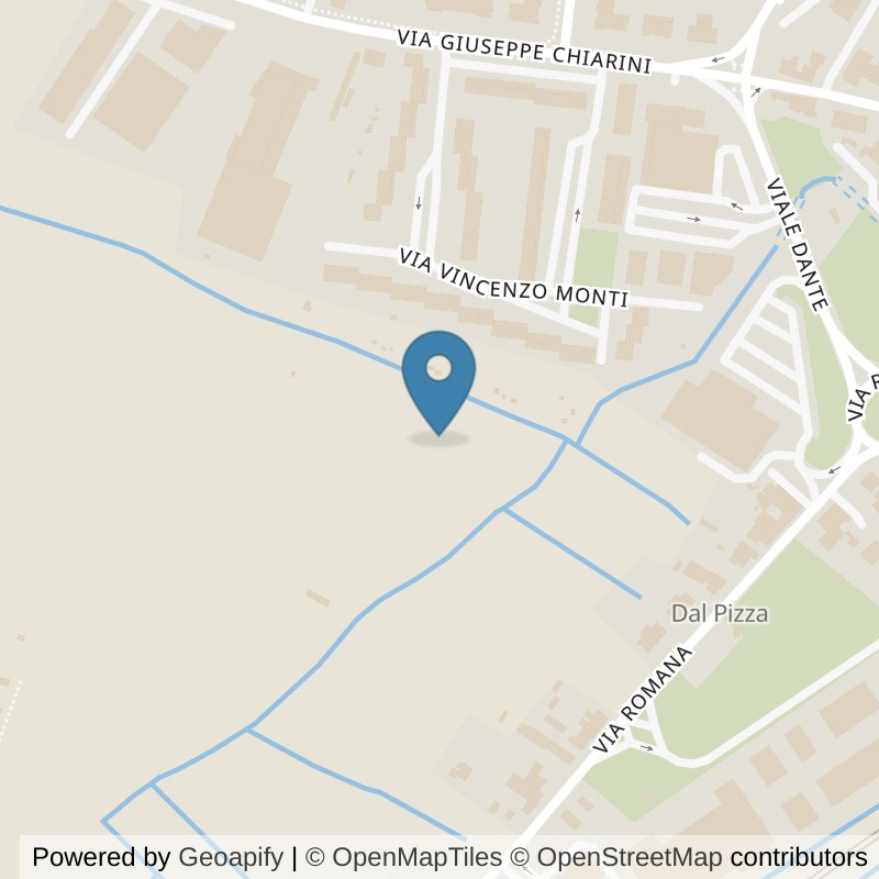 Map: location of Fit Express Arezzo-Palestra low-cost in Arezzo
