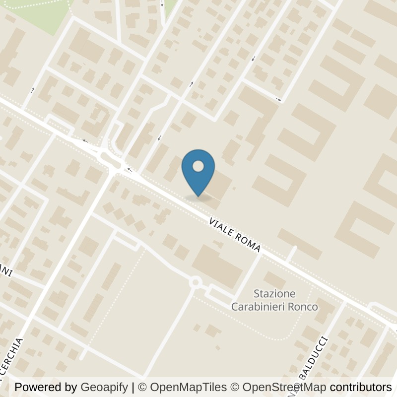 Map: location of Fit Express Forlì in Forlì