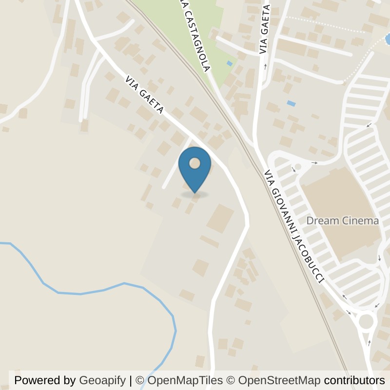 Map: location of Fit Express Frosinone in Frosinone
