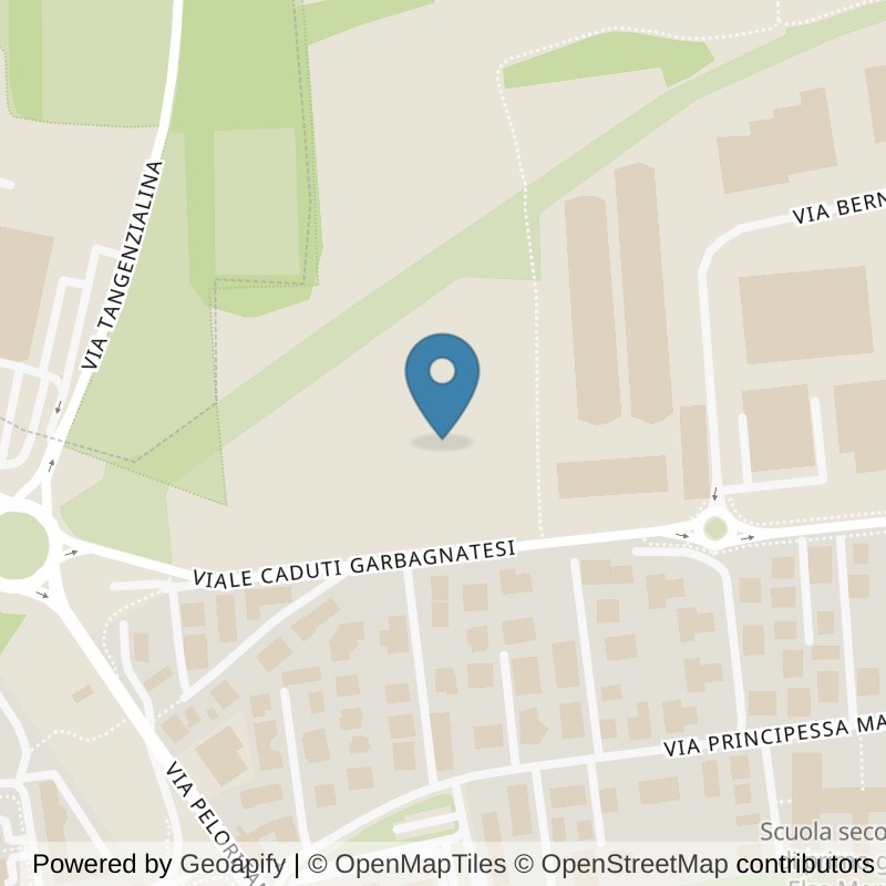 Map: location of Fit Express Garbagnate Milanese in Garbagnate Milanese