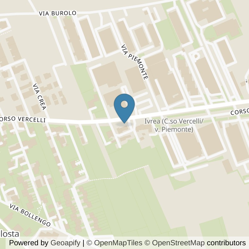 Map: location of Fit Express Ivrea in Ivrea