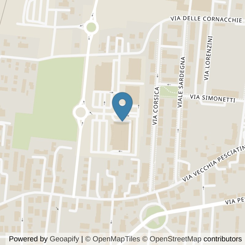 Map: location of Fit Express Lucca San Vito in Lucca