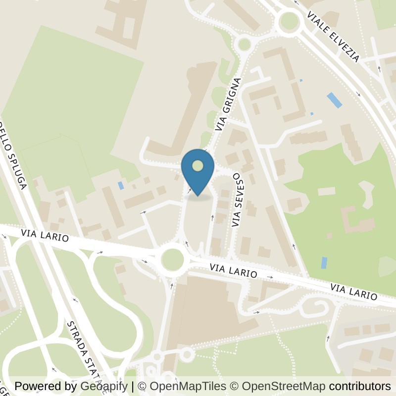 Map: location of Fit Express Monza Villa Reale in Monza