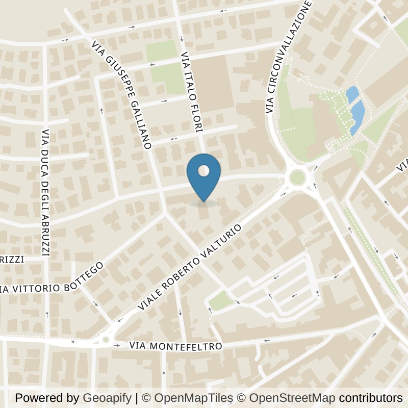 Map: location of Fit Express Rimini in Rimini