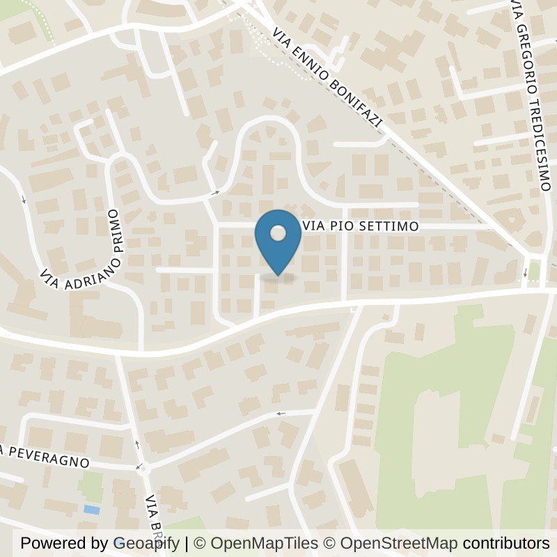 Map: location of Fit Express Roma Boccea in Roma