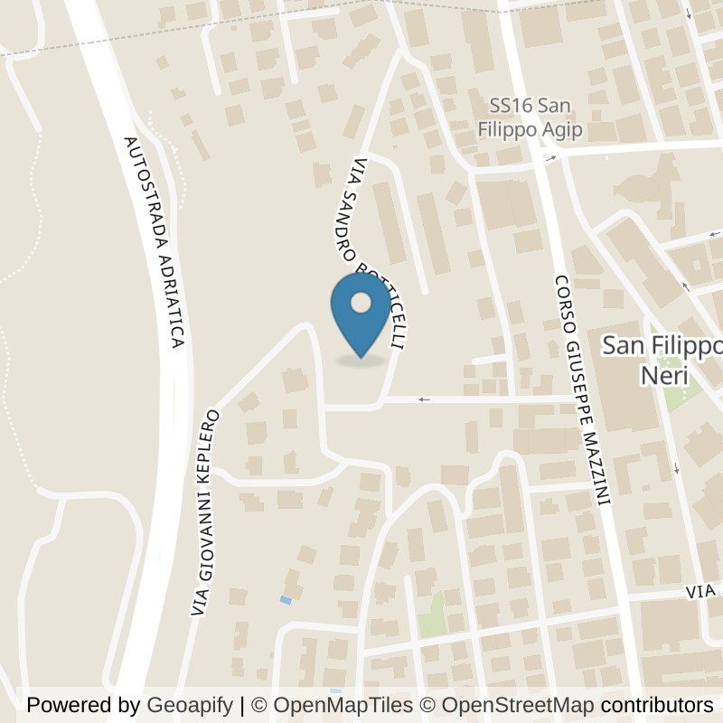 Map: location of Fit Express San Benedetto del Tronto in San Benedetto del Tronto
