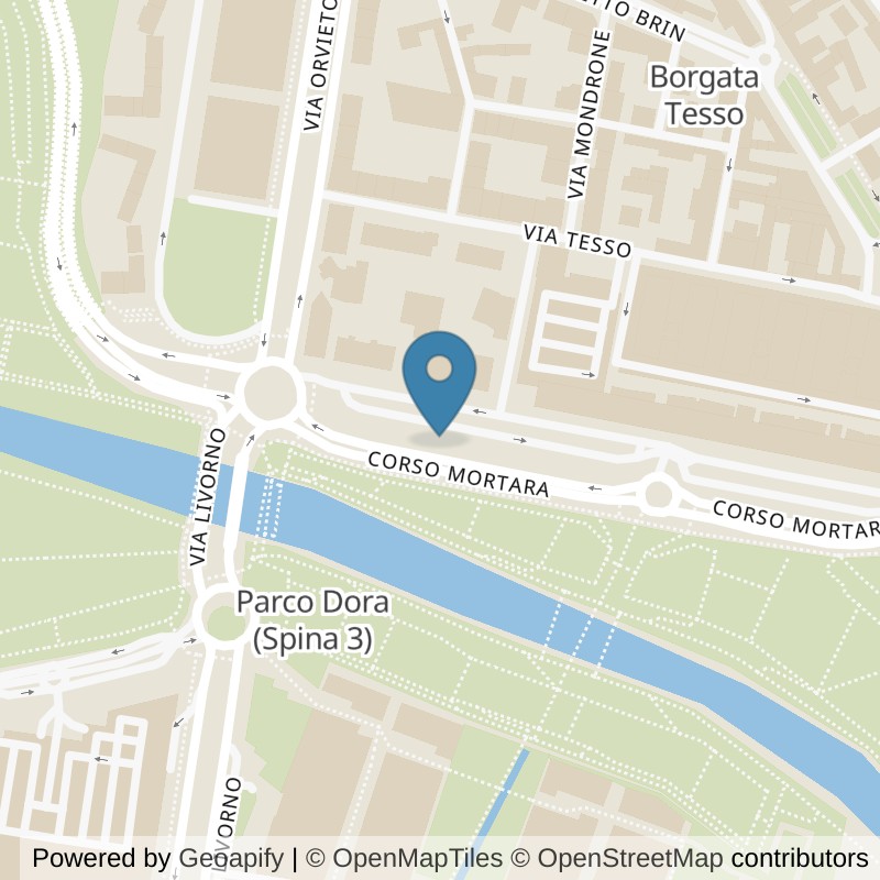 Map: location of Fit Express Torino Baldissera in Torino