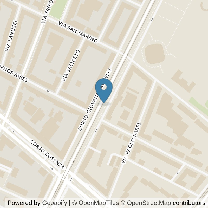 Map: location of Fit Express Torino San Marino in Torino