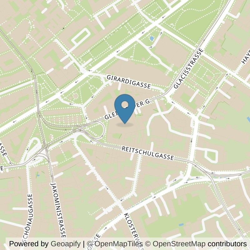 Map: location of FITINN Graz, Steirerhof-Jakominiplatz in Graz