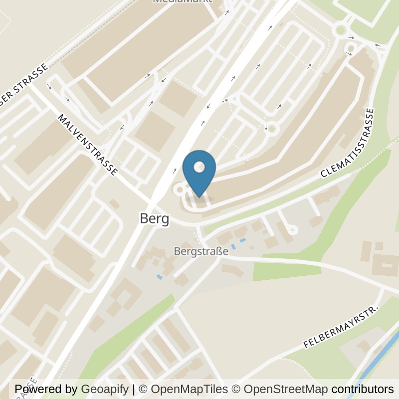 Map: location of FITINN Wels, Shoppingcity Wels/SCW in Wels