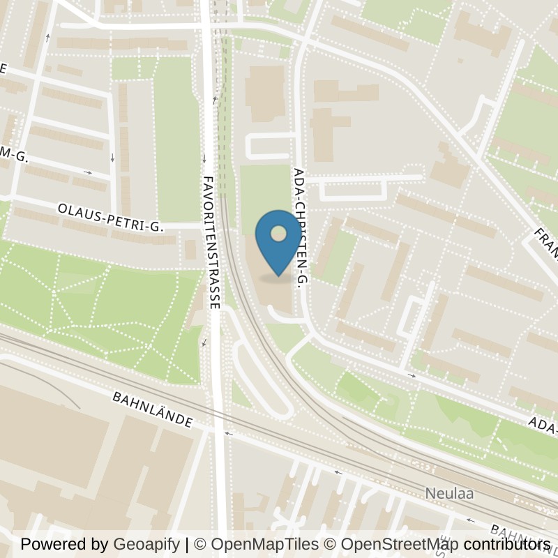 Map: location of FITINN Wien 10, Ada-Christen-Gasse in Wien