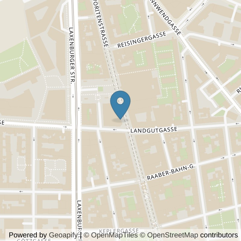 Map: location of FITINN Wien 10, Favoritenstraße in Wien