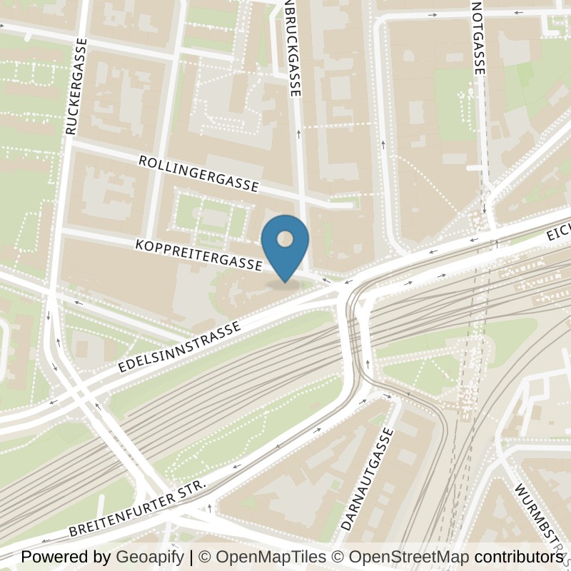 Map: location of FITINN Wien 12, Edelsinnstraße in Wien