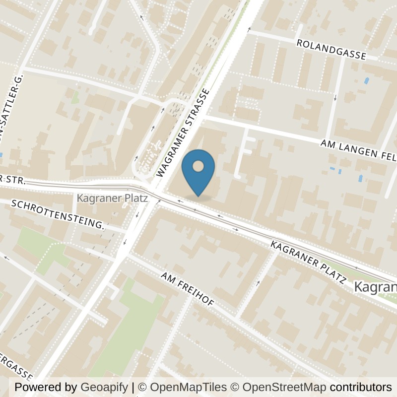 Map: location of FITINN Wien 22, K1 Kagraner Platz in Wien