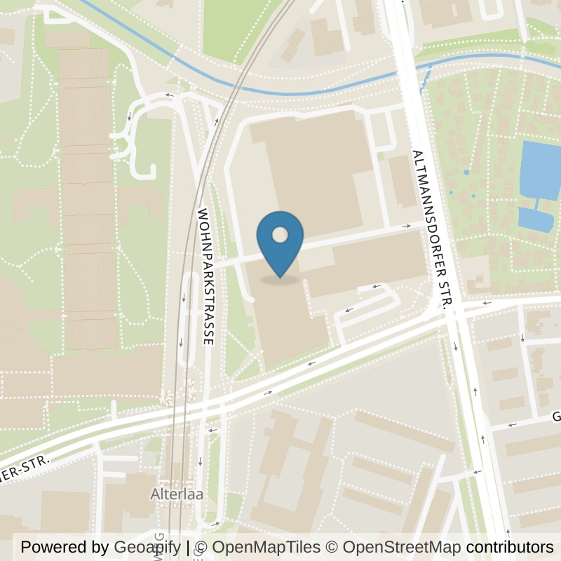Map: location of FITINN Wien 23, Alterlaa in Wien