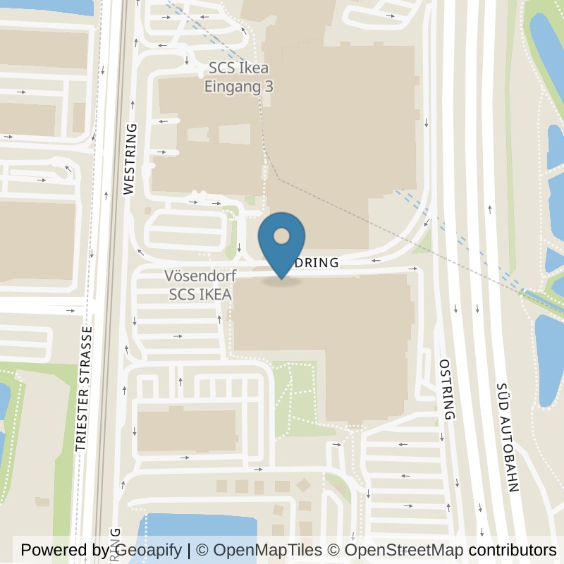 Map: location of FITINN Wiener Neudorf, SCS in Wiener Neudorf