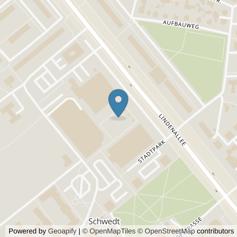 Map: location of FitINN Schwedt/Oder in Schwedt