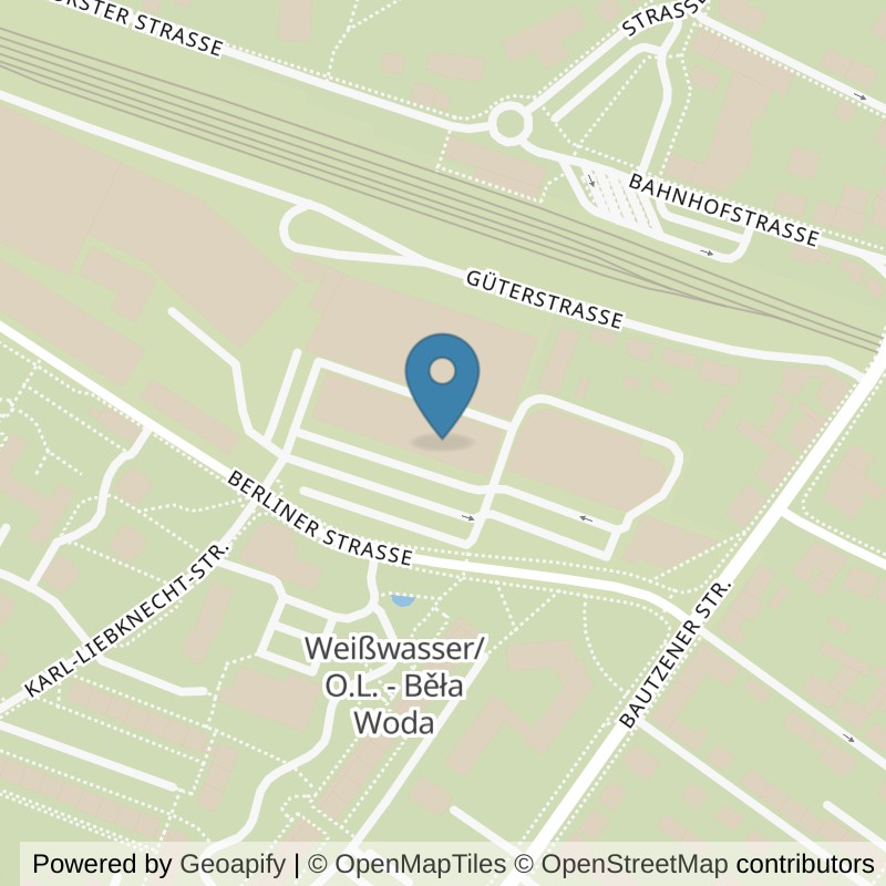 Map: location of FitINN Weißwasser in Weißwasser