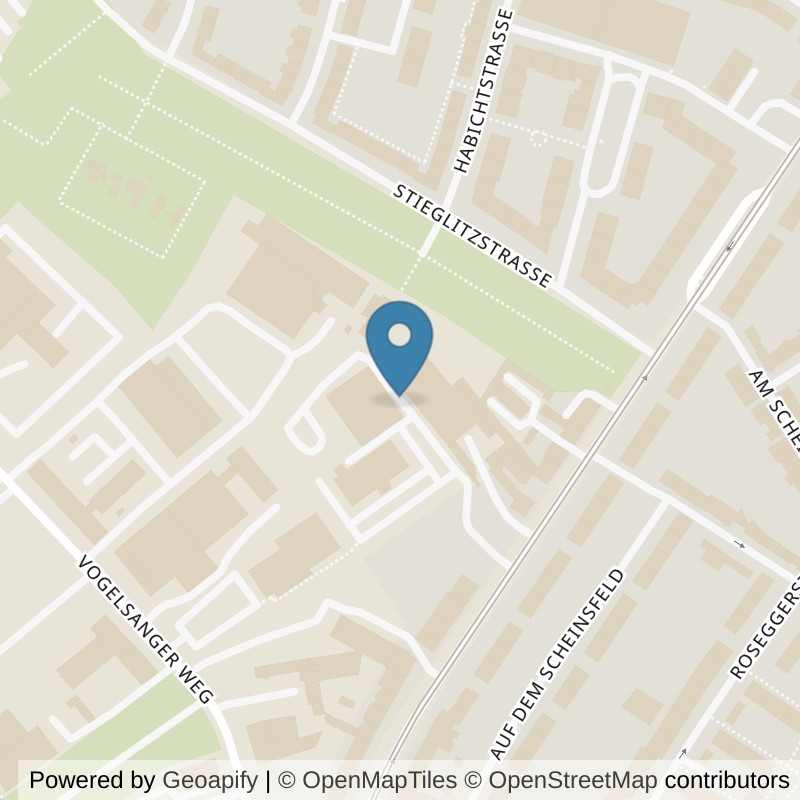 Map: location of Fitklusiv Düsseldorf in Düsseldorf