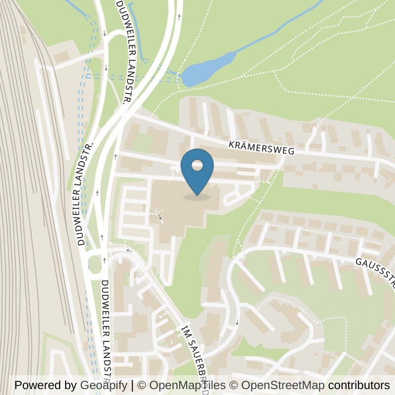 Map: location of Fitklusiv Saarbrücken in Saarbrücken