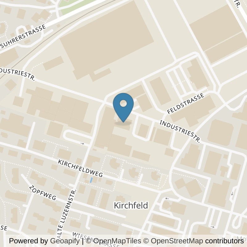 Map: location of FITNESS aarau WEST in Oberentfelden