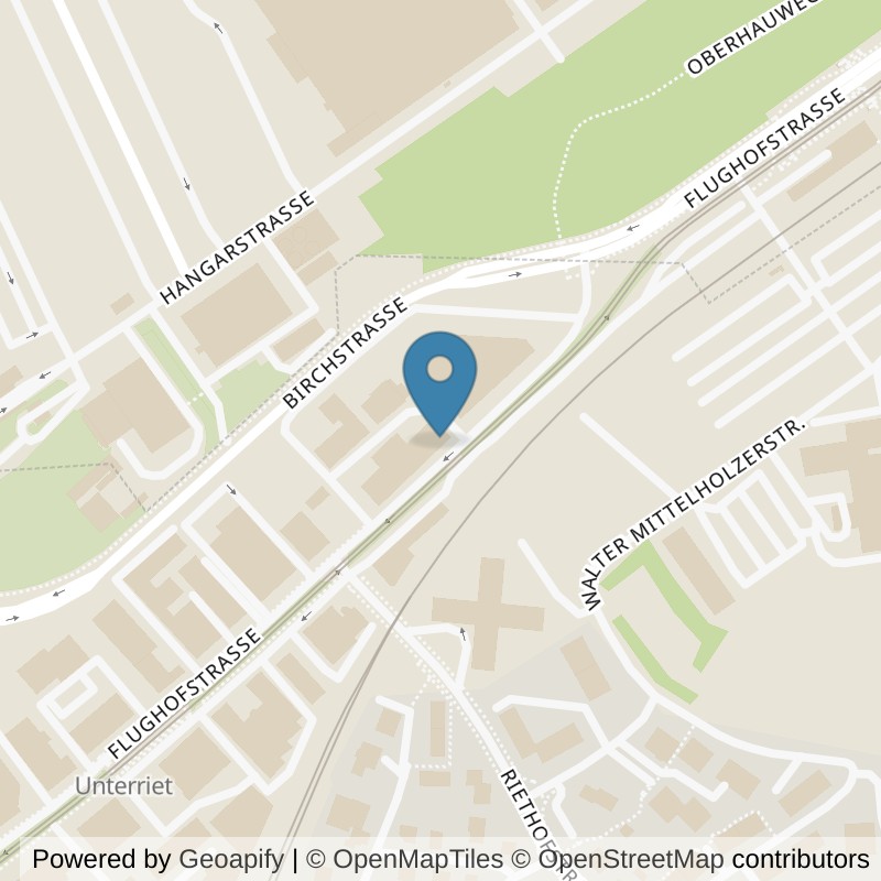 Map: location of Fitness Bootcamp in Glattbrugg in Opfikon